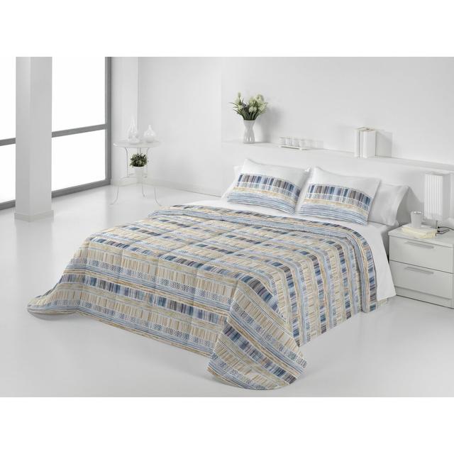 Marsily Microfibre Comforter Gracie Oaks Colour: Blue, Size: 205cm W x 270cm L on Productcaster.