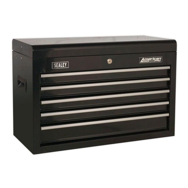 Metal Single Storage Cabinet ( 43cm H x 66cm W x 30.5cm D) Sealey Finish: Black on Productcaster.