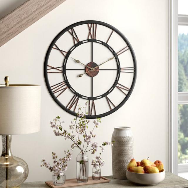 Altom 60cm Silent Wall Clock Borough Wharf on Productcaster.