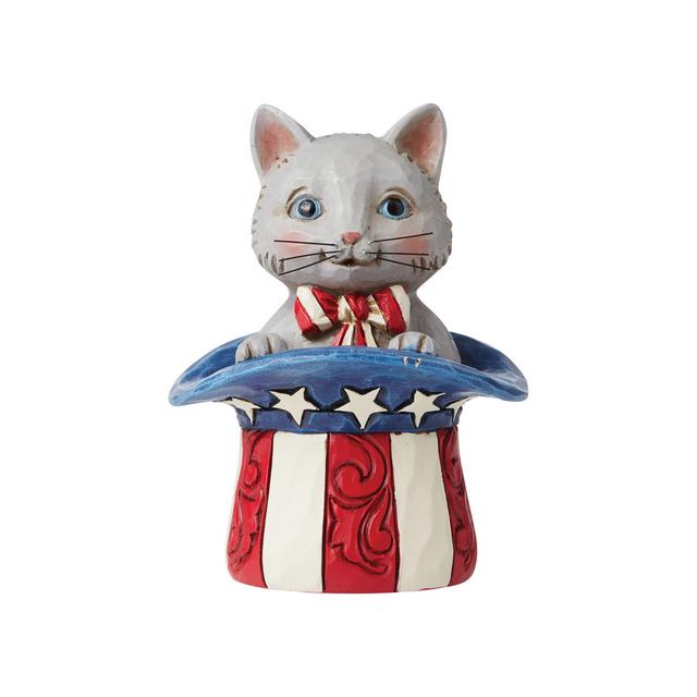 Heartwood Creek by Jim Shore Mini Patriotic Kitten Figurine Enesco on Productcaster.