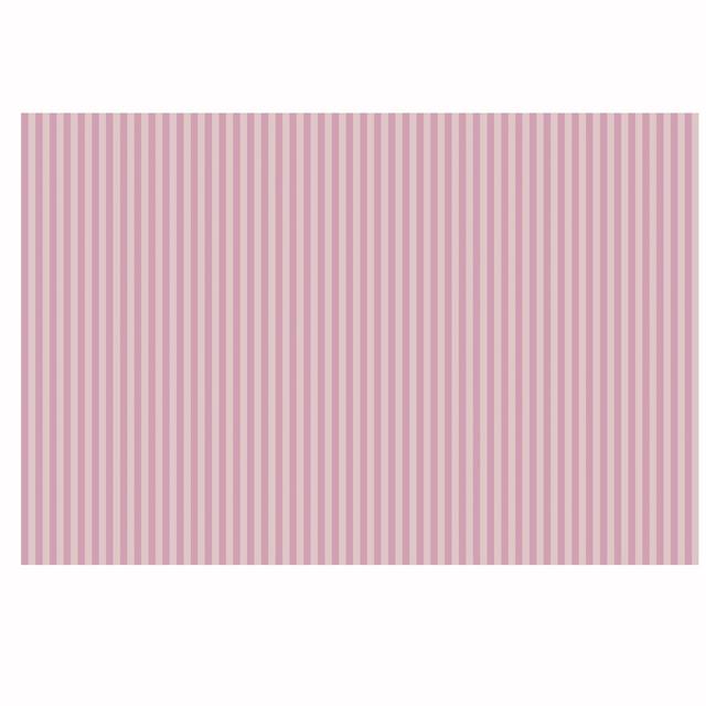 Pink and Yellow Stripes 2.25m x 3.36m Textured matt Peel & Stick Wall Mural East Urban Home Colour: Pink, Materialqualität: Standard (110g/m²), Size: on Productcaster.