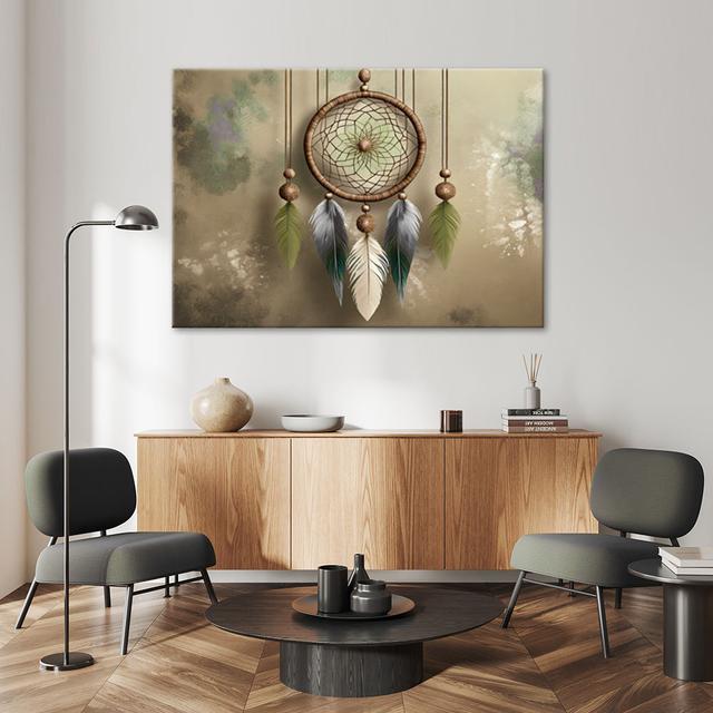 Canvas Print, Dream Catcher Boho - Wrapped Canvas Print Latitude Vive Size: 70cm H x 100cm W on Productcaster.