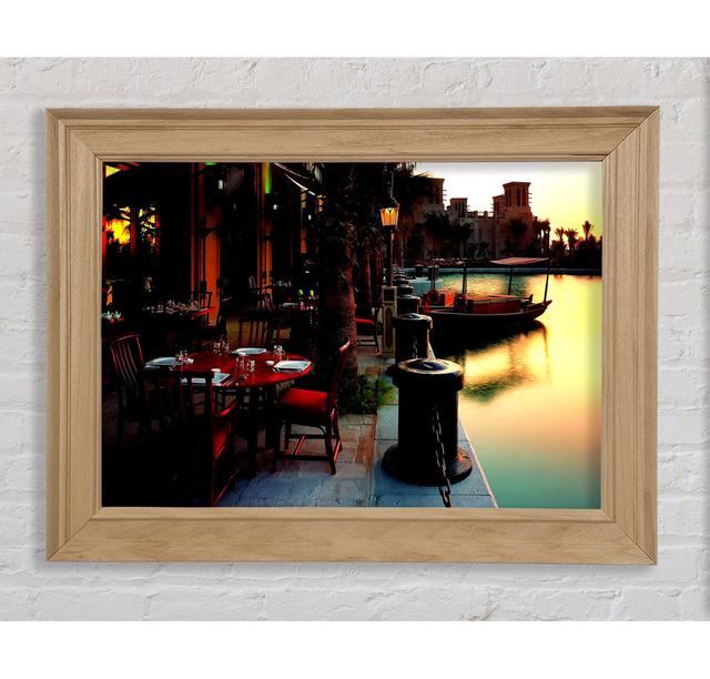 Waterway Cafes Framed Print Bright Star Size: 59.7cm H x 84.1cm W on Productcaster.