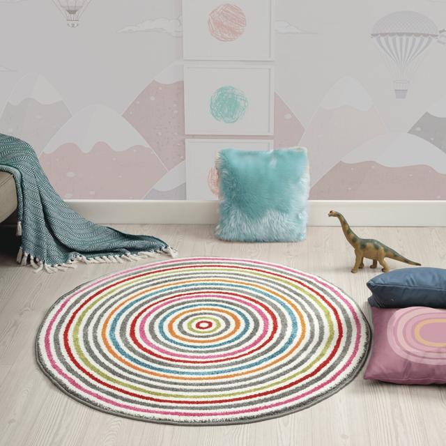 Power Loom Rug Latitude Run Rug Size: Round 120cm on Productcaster.