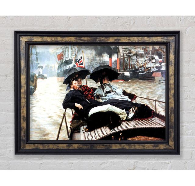 Tissot The Thames - Single Picture Frame Art Prints Bright Star Size: 59.7cm H x 84.1cm W on Productcaster.