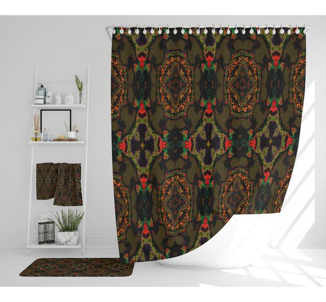 Nazeem Polyester Shower Curtain Set (Set of 3) East Urban Home on Productcaster.