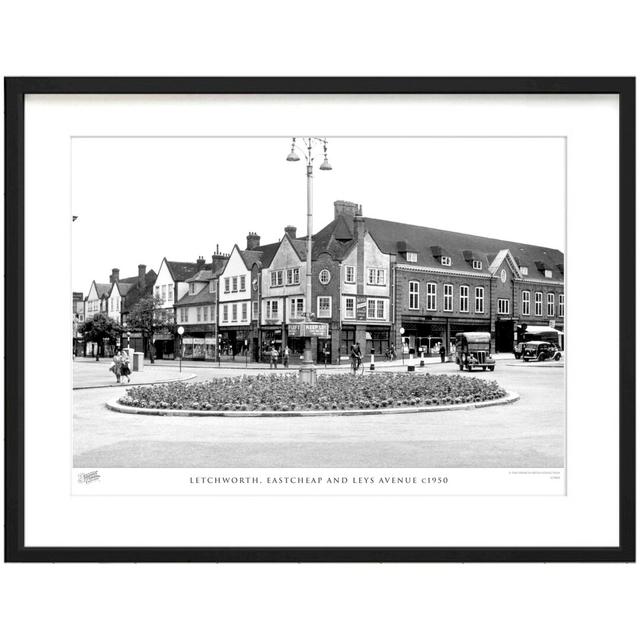 'Letchworth, Eastcheap and Leys Avenue C1950' by Francis Frith - Picture Frame Photograph Print on Paper The Francis Frith Collection Size: 40cm H x 5 on Productcaster.