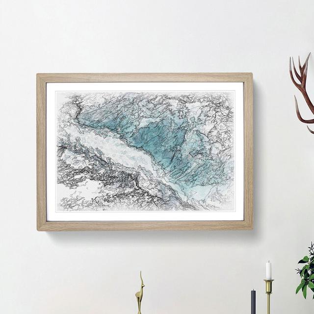 Ocean Dream in Indonesia - Picture Frame Graphic Art Print East Urban Home Frame Option: Oak Framed, Size: 62cm H x 87cm W x 2cm D on Productcaster.