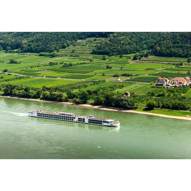 Tourist Ship by Sergey_Fedoskin - Wrapped Canvas Photograph Breakwater Bay Size: 51cm H x 76cm W on Productcaster.