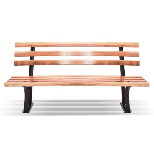 Haderslev Wooden Park Bench Union Rustic on Productcaster.