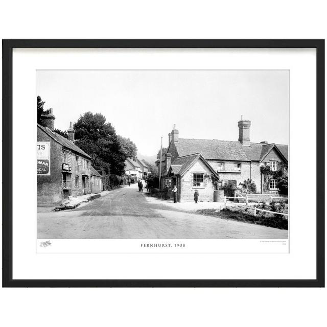 'Fernhurst, 1908' by Francis Frith - Picture Frame Photograph Print on Paper The Francis Frith Collection Size: 60cm H x 80cm W x 2.3cm D on Productcaster.