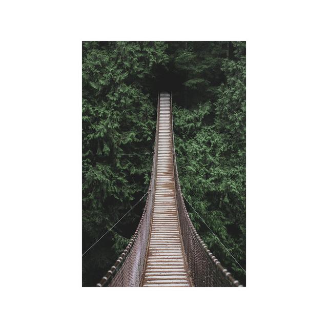 'Lynn Valley Suspension Bridge' by Luke Anthony Gram Photographic Print on Wrapped Canvas East Urban Home Size: 66.04cm H x 45.72cm W x 3.81cm D on Productcaster.