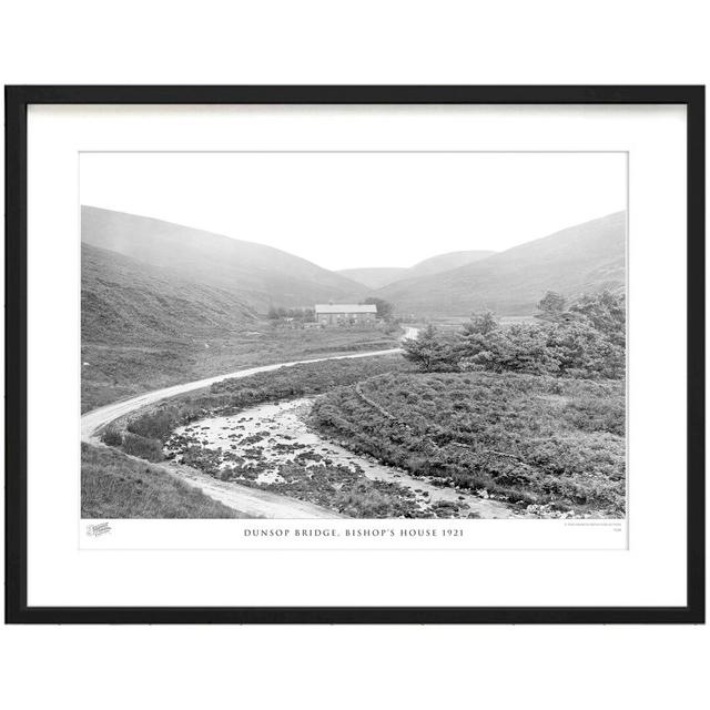 'Dunsop Bridge, Bishops House 1921' - Picture Frame Photograph Print on Paper The Francis Frith Collection Size: 28cm H x 36cm W x 2.3cm D on Productcaster.