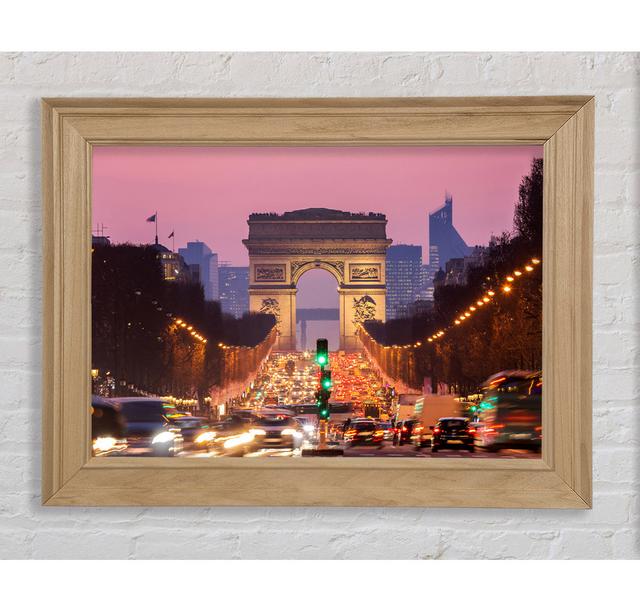 Arc De Triomphe 6 - Einzelner Bilderrahmen Kunstdrucke Bright Star Größe: 42 cm H x 59,7 cm B x 8 cm T on Productcaster.