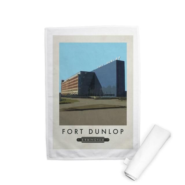 Fort Dunlop Tea Towel Happy Larry on Productcaster.