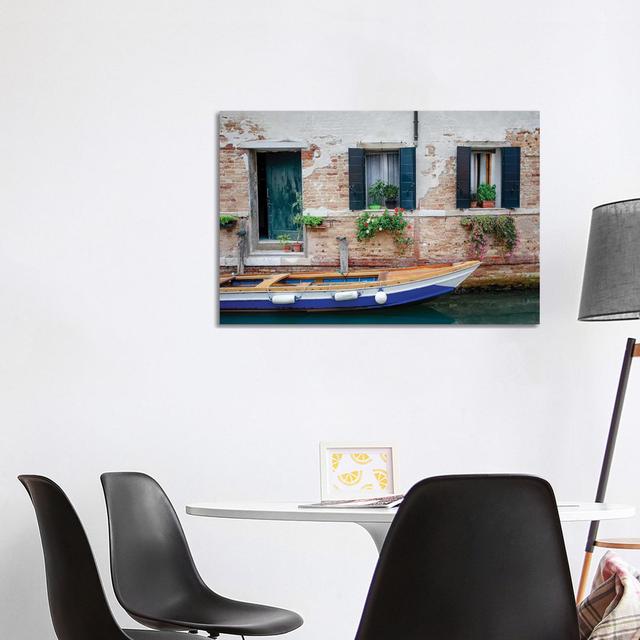 Workboat Resting by Laura DeNardo - Wrapped Canvas Photograph Breakwater Bay Size: 66.04cm H x 101.6cm W x 1.91cm D on Productcaster.