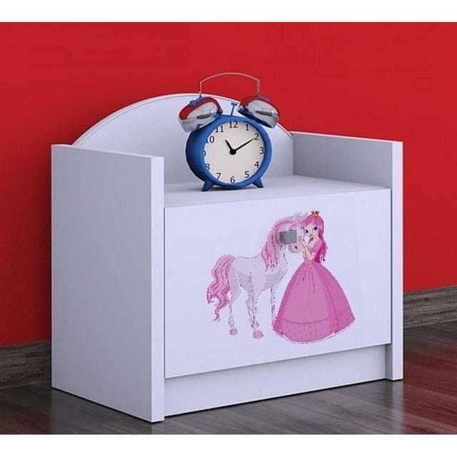 Roehl Nightstand Zoomie Kids Finish: White on Productcaster.