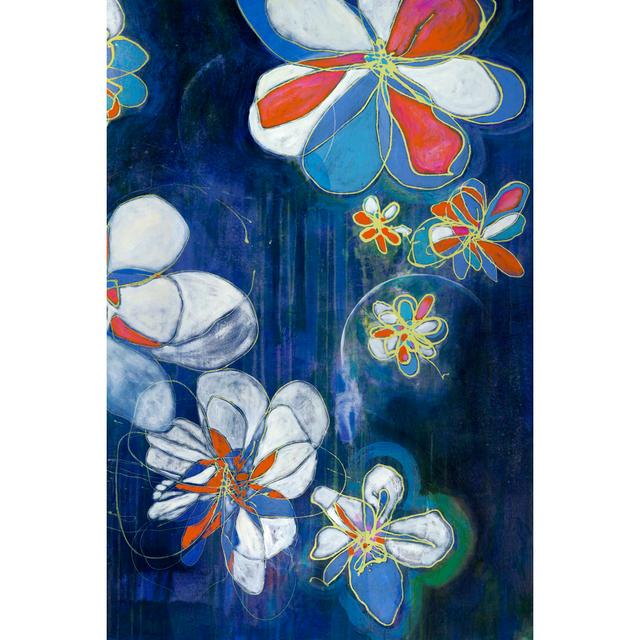 Night Blooms II by Jodi Fuchs - Wrapped Canvas Art Prints Marlow Home Co. Size: 122cm H x 81cm W on Productcaster.