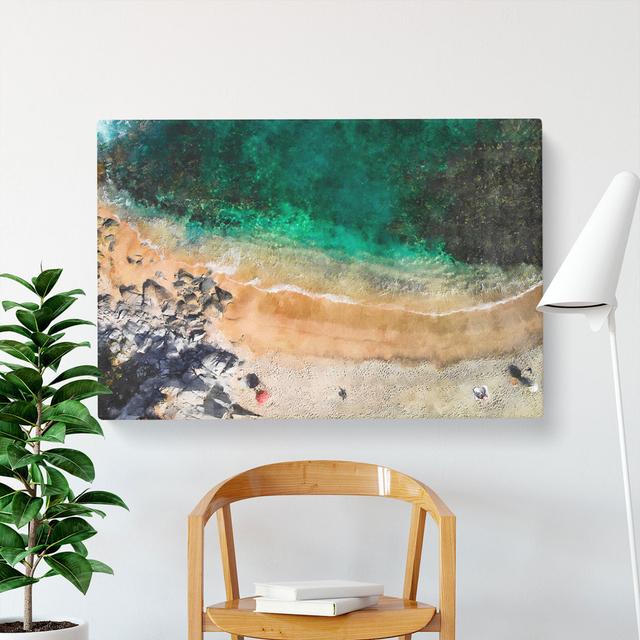 Cabo Bello Beach In Mexico - Wrapped Canvas Print East Urban Home Size: 35cm H x 50cm W x 3cm D on Productcaster.