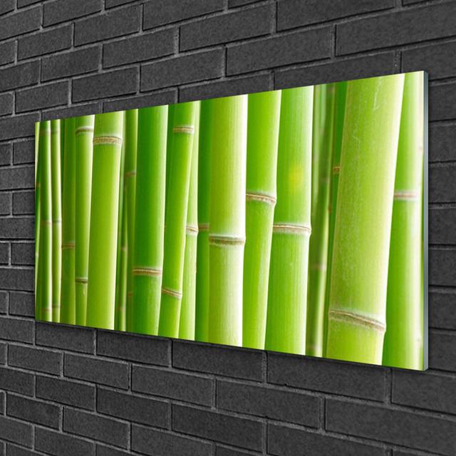 Glasbild Bamboo Stalks Floral Sansibar Home on Productcaster.