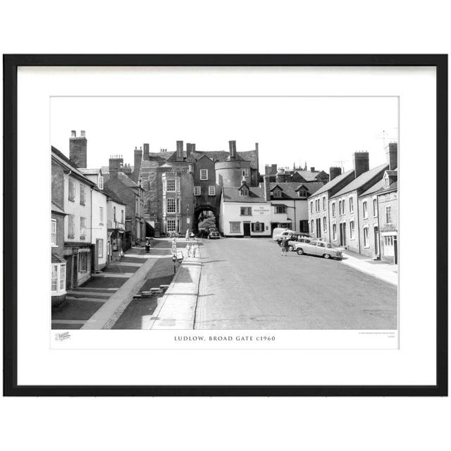 Ludlow, Broad Gate C1960 - Single Picture Frame Print The Francis Frith Collection Size: 45cm H x 60cm W x 2.3cm D on Productcaster.