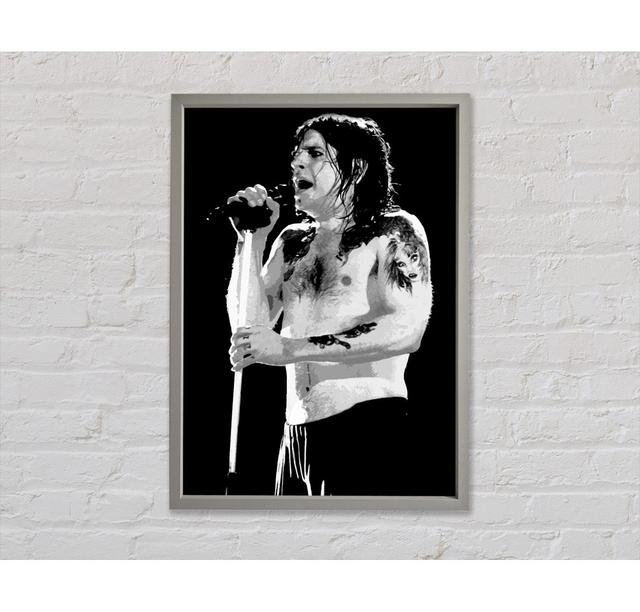 Ozzy Osbourne - Single Picture Frame Art Prints on Canvas Bright Star Size: 84.1cm H x 59.7cm W x 3.3cm D on Productcaster.