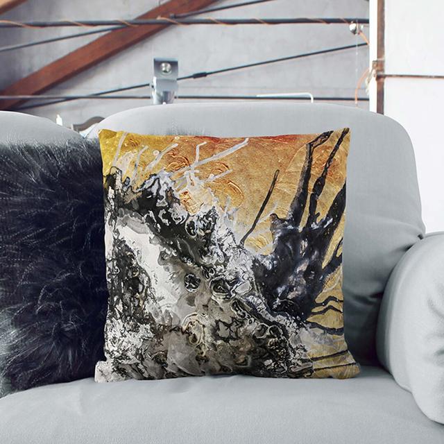 Dreaming of Mercy in Abstract Cushion with Filling East Urban Home Size: 40cm H x 40cm W x 15cm D on Productcaster.