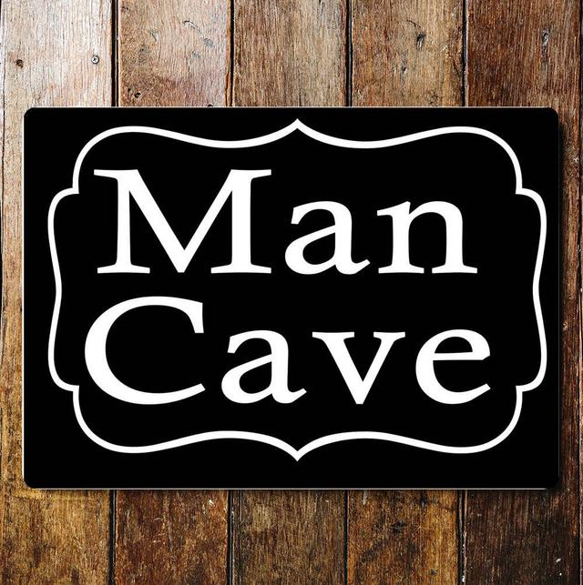 Man Cave Door Sign Wall Décor East Urban Home Size: 20cm H x 25cm W on Productcaster.