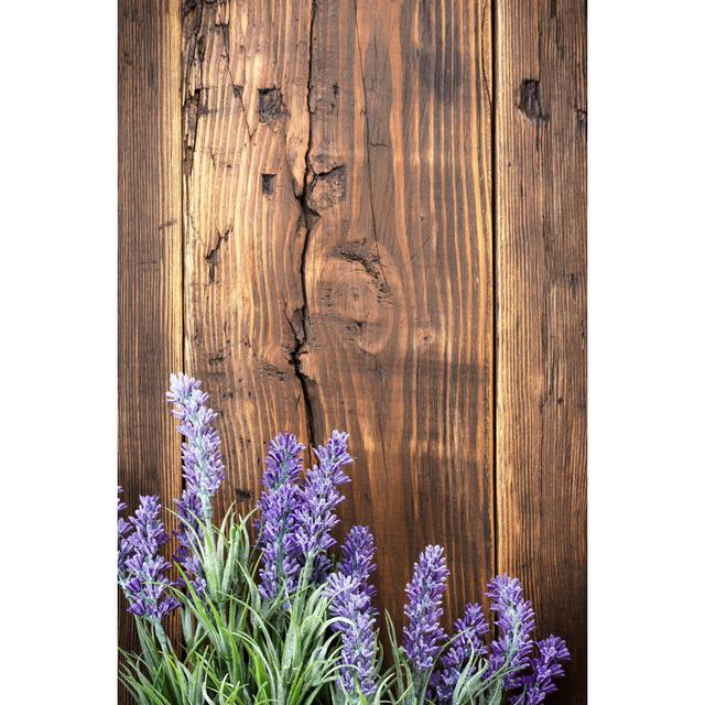 Lavender by YelenaYemchuk - Wrapped Canvas Print August Grove Size: 91cm H x 61cm W on Productcaster.