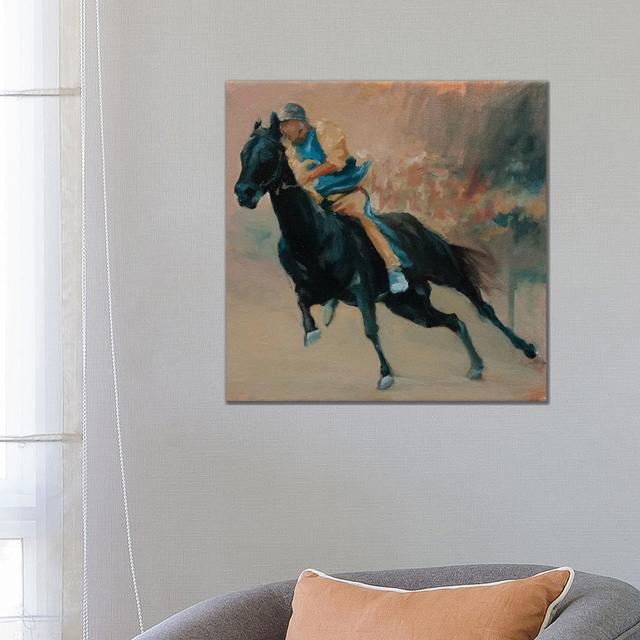 Palio (Study) by Zil Hoque - Wrapped Canvas Gallery-Wrapped Canvas Giclée Gracie Oaks Size: 66.04cm H x 66.04cm W x 3.81cm D on Productcaster.