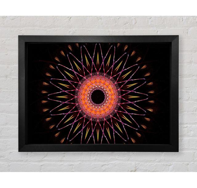 Mandala Vibes - Einzelne Bilderrahmen Kunstdrucke Bright Star Größe: 100cm H x 141,4cm B x 3,4cm T on Productcaster.