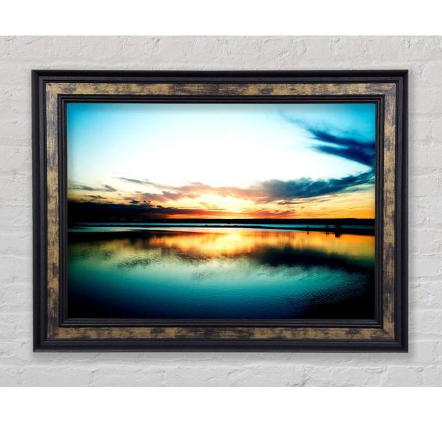 Sky Reflection - Single Picture Frame Art Prints Bright Star Size: 59.7cm H x 84.1cm W x 8cm D on Productcaster.