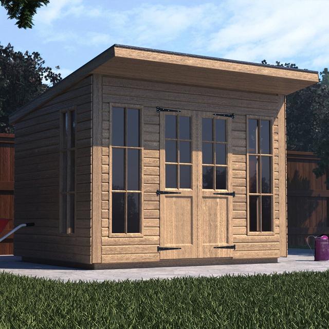 Mamers 18 x 12 Ft. Shiplap Summer House Dakota Fields on Productcaster.