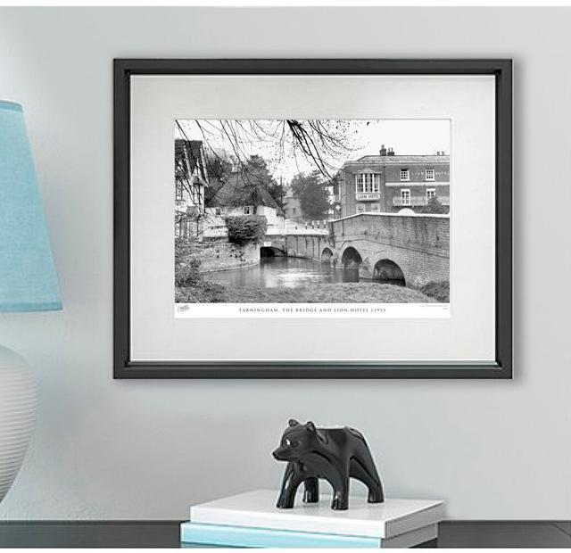 'Farningham, the Bridge and Lion Hotel C1955' - Picture Frame Photograph Print on Paper The Francis Frith Collection Size: 40cm H x 50cm W x 2.3cm D on Productcaster.