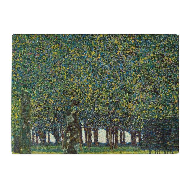 The Park by Gustav Klimt Chopping Board East Urban Home Size: 0.4cm H x 28.5cm W x 39cm L on Productcaster.