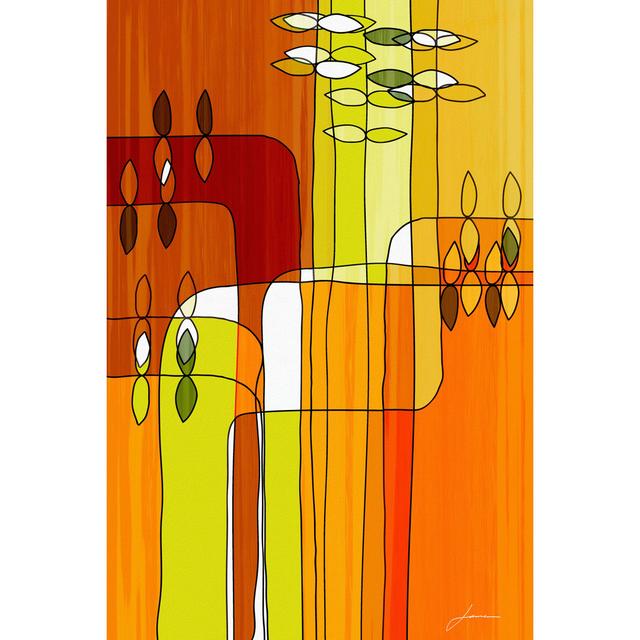 Uplift II by James Burghardt - Wrapped Canvas Painting Metro Lane Size: 91cm H x 61cm W x 3.8cm D on Productcaster.