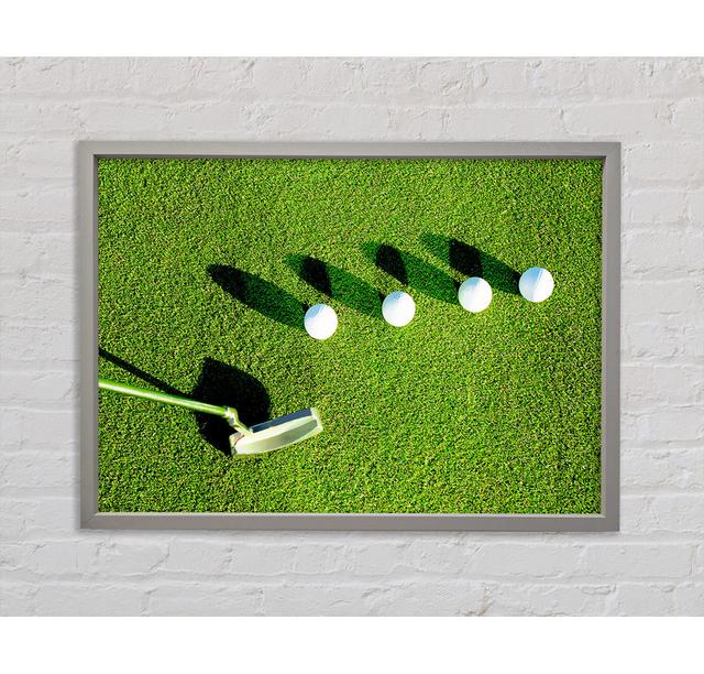 Golf Any One - Einzelner Bilderrahmen Kunstdrucke auf Leinwand Bright Star Größe: 59,7 cm H x 84,1 cm B x 3,3 cm T on Productcaster.