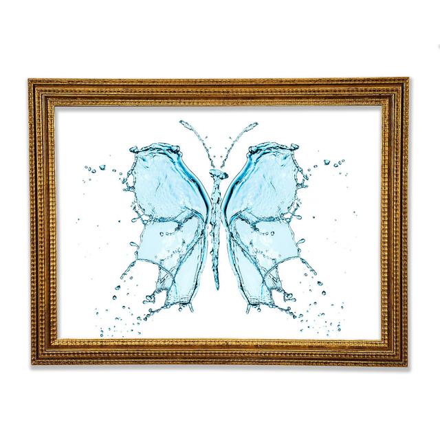 Water Butterfly - Print Ivy Bronx Size: 42cm H x 59.7cm W x 3cm D on Productcaster.