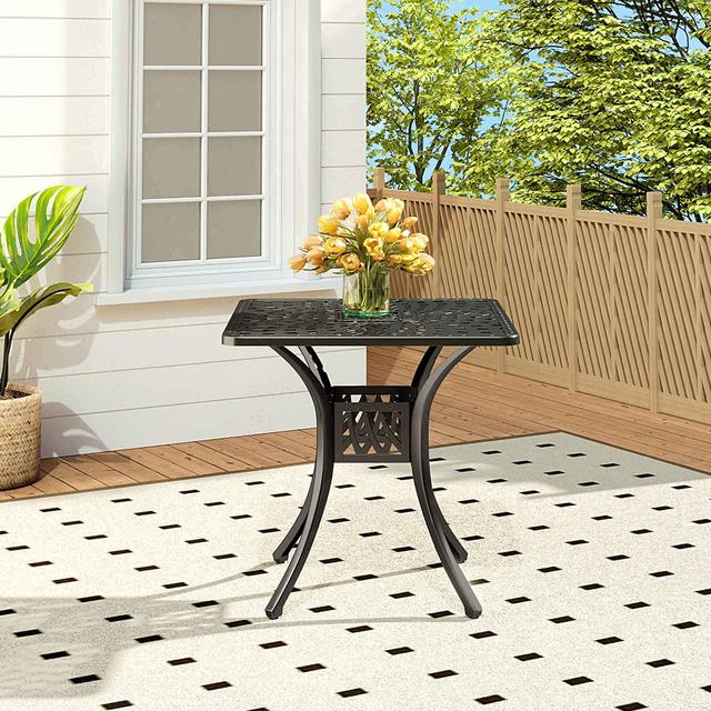 Raiden Rectangular 2 - Person 79.5Cm L Outdoor Dining Table Astoria Grand on Productcaster.