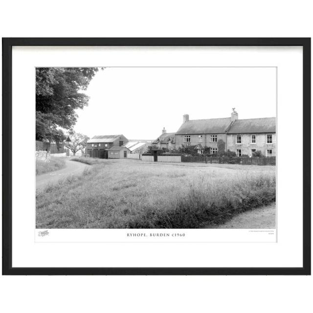 'Ryhope, Burden C1960' by Francis Frith - Picture Frame Photograph Print on Paper The Francis Frith Collection Size: 60cm H x 80cm W x 2.3cm D on Productcaster.