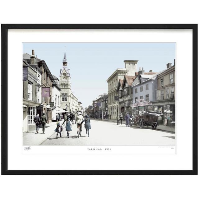 Farnham, 1921 by Francis Frith - Single Picture Frame Print The Francis Frith Collection Size: 60cm H x 80cm W x 2.3cm D on Productcaster.