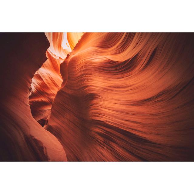 Lower Antelope Canyon by LordRunar - Wrapped Canvas Print Natur Pur Size: 61cm H x 91cm W on Productcaster.