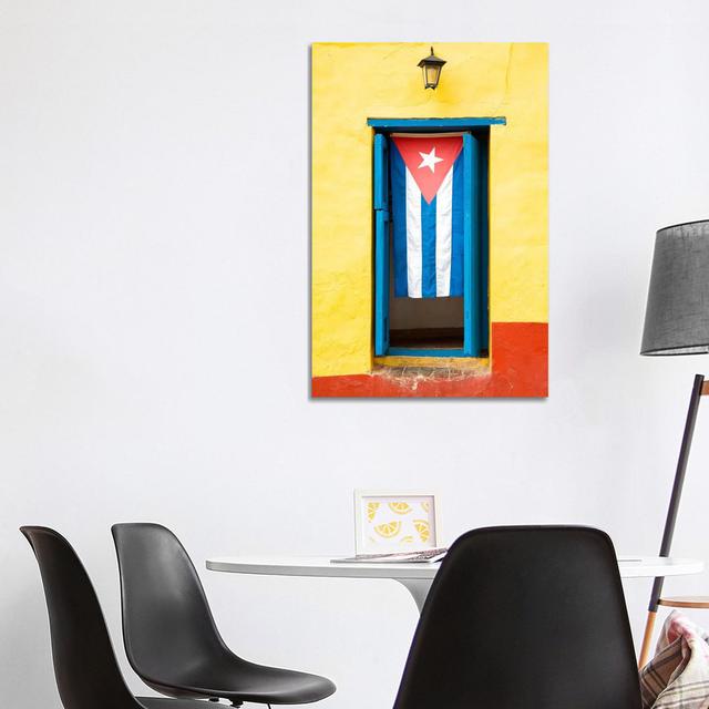 Cuban Flag by Philippe Hugonnard - Wrapped Canvas Print Latitude Run Size: 101.6cm H x 66.04cm W x 1.91cm D on Productcaster.