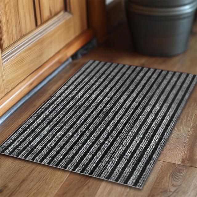 Striped Kitchen Mat NICOMAN Mat Size: Rectangle 40 x 60cm on Productcaster.