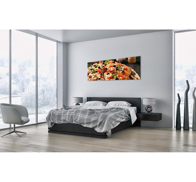 You Are Baked Again - 3 Piece Unframed Panoramic Photograph Print Set on Canvas Brayden Studio Size: 50cm H x 150cm W x 1.8cm D on Productcaster.