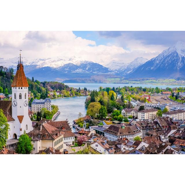 Aeria Scenery of Old Town Cityscape by Macbaszii - Wrapped Canvas Photograph 17 Stories Size: 20cm H x 30cm W on Productcaster.