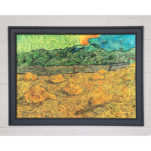 Evening Landscape At Moonrise - Single Picture Frame Art Prints Rosalind Wheeler Size: 29.7cm H x 42cm W x 1.5cm D, Format: Gunmetal Framed Paper on Productcaster.