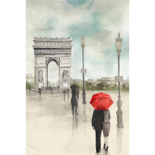 Rainy Day Lovers II by Christina Long - Wrapped Canvas Painting Rosalind Wheeler Size: 30cm H x 20cm W x 3.8cm D on Productcaster.