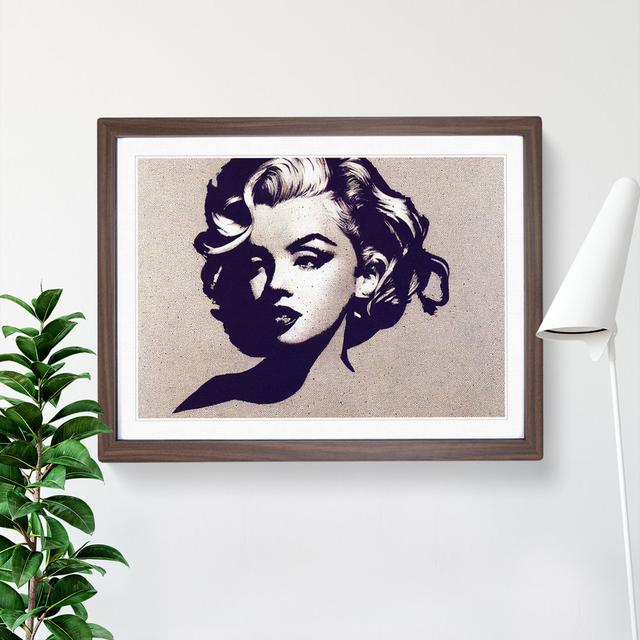 Marilyn Monroe Vol.3 - Single Picture Frame Painting Marlow Home Co. Frame Colour: Walnut, Size: 25cm H x 34cm W x 2cm D on Productcaster.