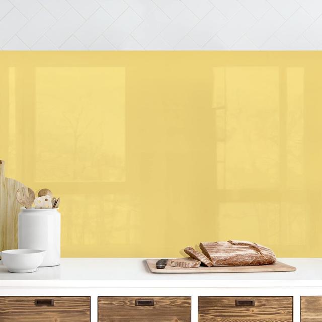 Addicyn 90 x 300Cm PVC Tile Ebern Designs Colour: Yellow on Productcaster.